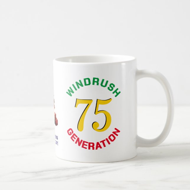 Mug GÉNÉRATION VERRE colorée 75e anniversaire (Droite)