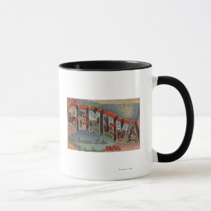 Mug Genève, New York - Scènes de grandes lettres