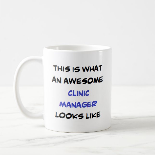 Mug génial directeur de clinique (Gauche)
