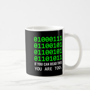 Mug Génie informatique Code binaire Développeur de log