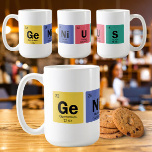 Mug GÉNIE   Symbole Tableau périodique des éléments