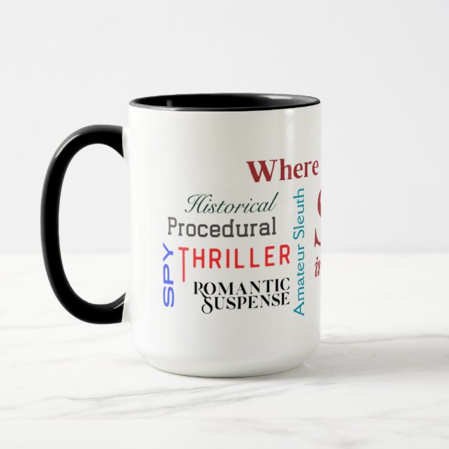 Mug Genres de crime de fiction (Gauche)