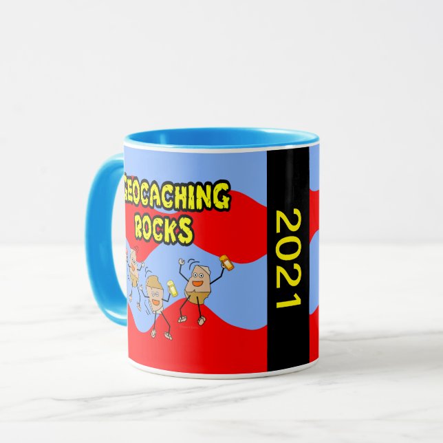 Mug Géocaching Rocks (Devant gauche)