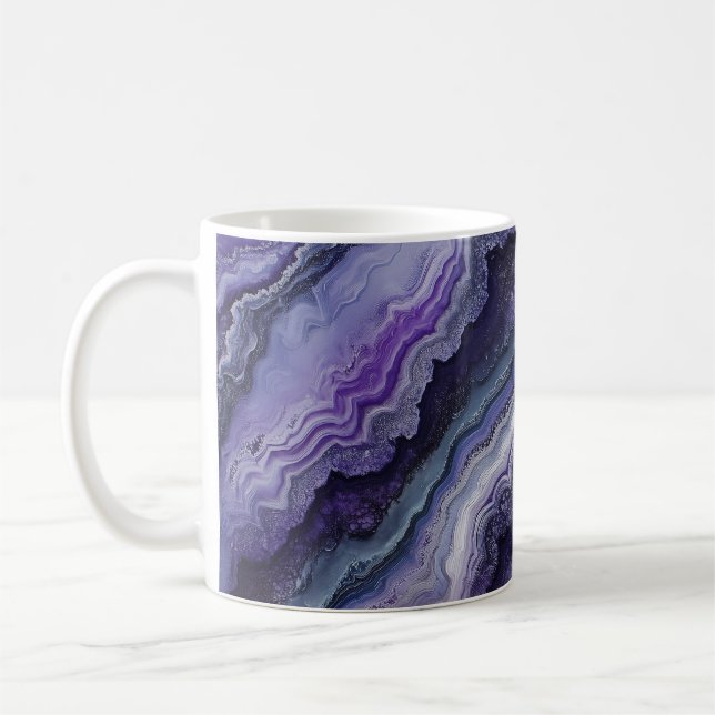 Mug Géode Améthyste - Fluide Pour (Gauche)