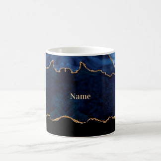 Mug Géode Bleu Doré 