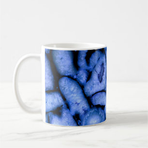 Mug Géodes d'agate de quartz bleu