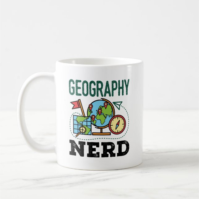 Mug Géographie Nerd (Gauche)