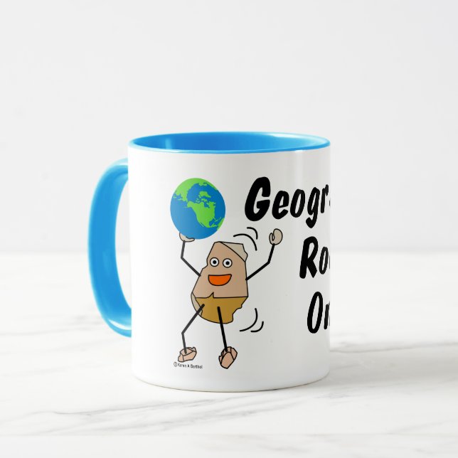 Mug Géographie Rock On (Devant gauche)