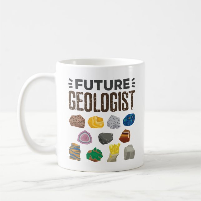 Mug Géologie future Géologie Rocks Gems (Gauche)