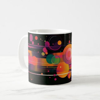 Mug Geometric Shapes and Vibrant Colors Wall Art Print