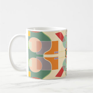 Mug Géométrie Artistique : Motif coloré sans couture