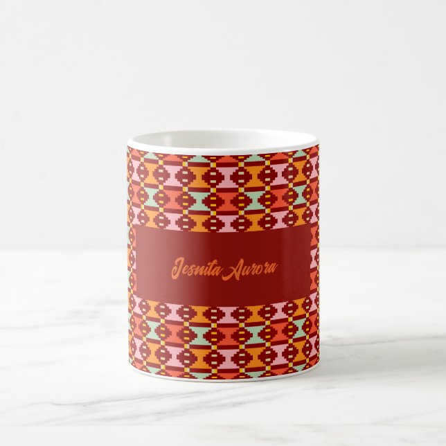 Mug Géométrie Boho Moderne (Centre)
