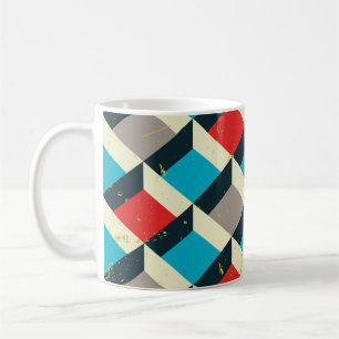 Mug Géométrie décorative : Motif artistique Vintage.