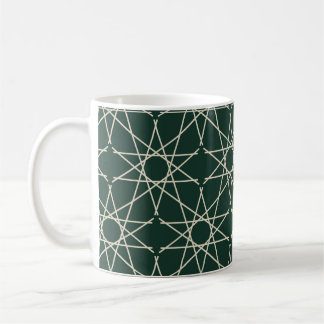 Mug Géométrie d'os en malachite