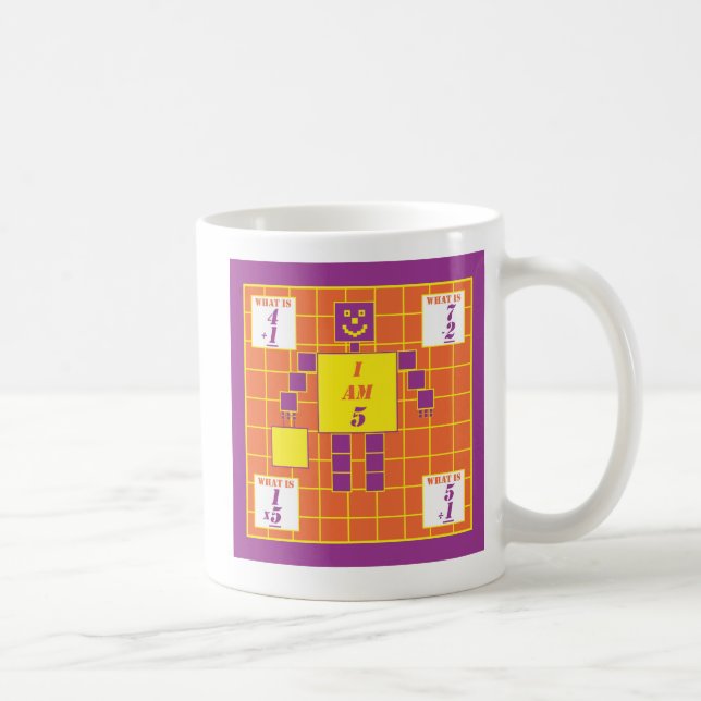 Mug Géométrie-Mug-Carré-Age 5 (Droite)