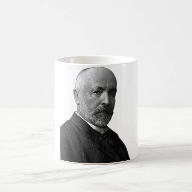 Mug Georg Cantor, mathématicien allemand (Centre)