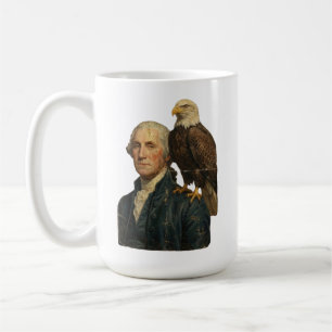 Mug George Washington avec aigle chauve 
