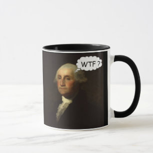 Mug George Washington tournant dans sa tombe drôle