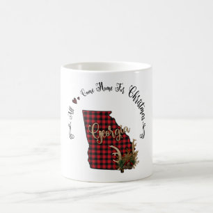Mug Georgia A Plaid All Come Home Pour Noël