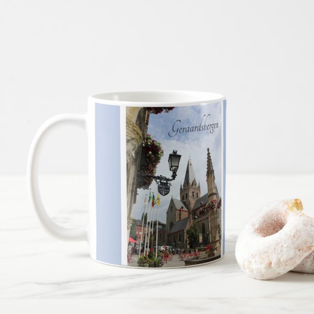 Mug Geraardsbergen, Flandre orientale, Belgique Souven (Avec donut)