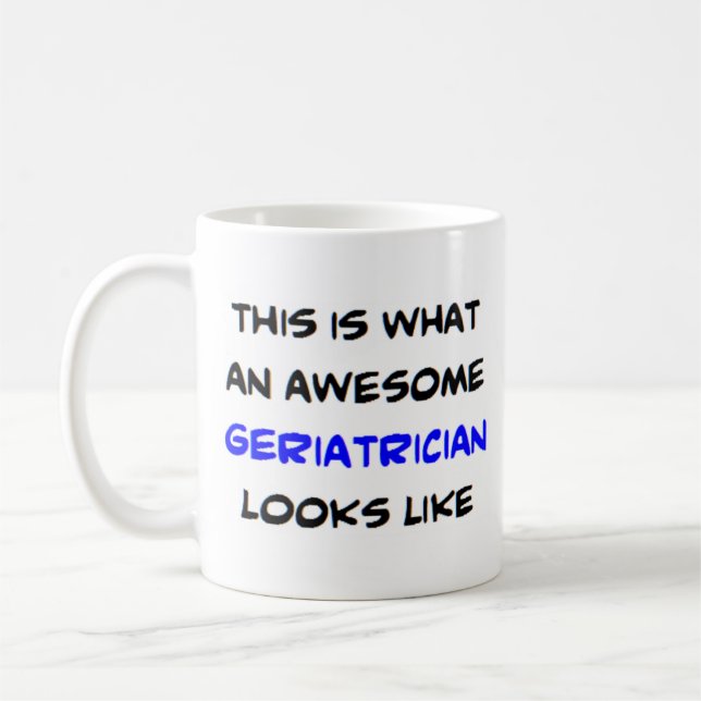 Mug gériatricien, génial (Gauche)