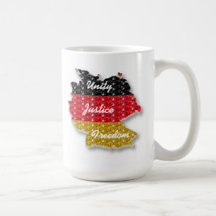 Mug German Flag Unity Justice Freedom