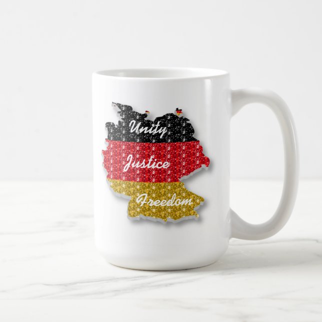 Mug German Flag Unity Justice Freedom (Right)