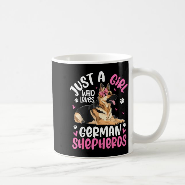 Mug German Shepherd Shirt For Girls Women German Sheph (Droite)