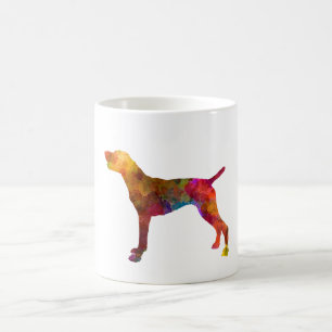 Mug German Shorthaired Pointer in watercolor