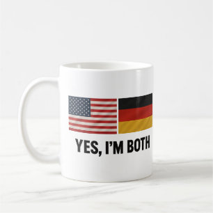 Mug Germano-Américain Oui Je Suis Les Deux - Citoyen A