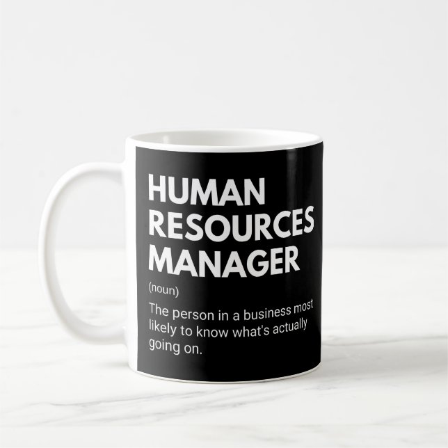 Mug Gestionnaire des ressources humaines Définition am (Gauche)