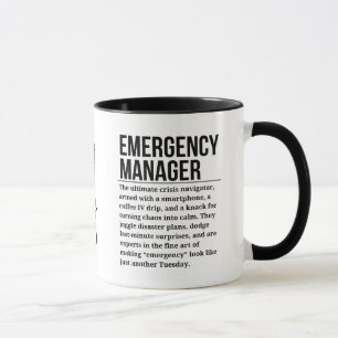 Mug Gestionnaire d'urgence