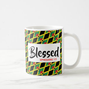 Mug GHANA JAMAICA Bienheureuse chrétienne à double pat