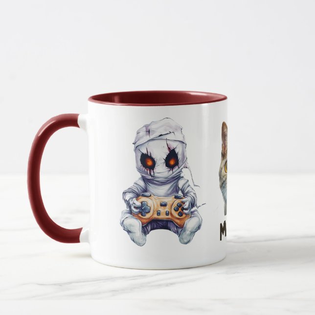 Mug Ghost Gamer et Meow Cat" Musique Éffrayante (Gauche)