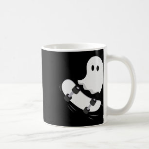 Mug Ghost Skateboard Lazy Halloween Costume amusant Sk