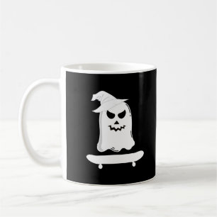 Mug Ghost Skateboard Lazy Halloween Costume drôle