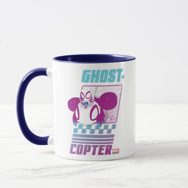 Mug Ghost-Spider pilotant son Ghost-Copter (Gauche)