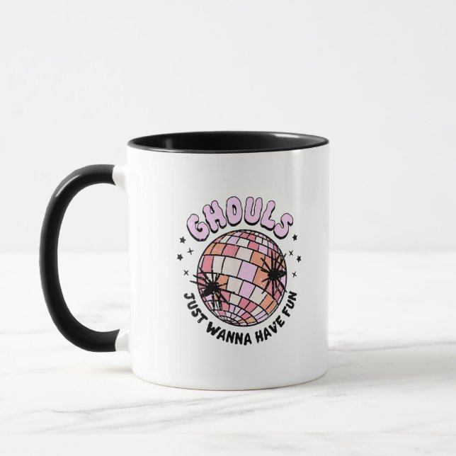 Mug Ghouls veut juste s'amuser Halloween Ghouls nuit (Gauche)
