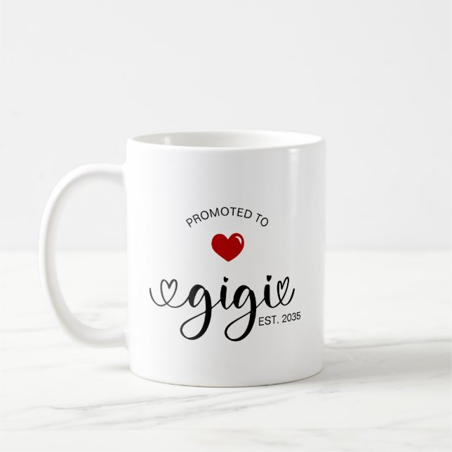 Mug Gigi Established New Grandmother Gift (Gauche)