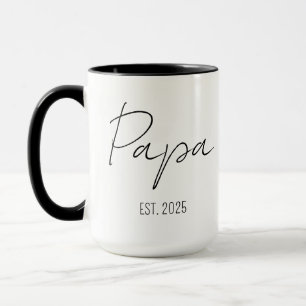 Mug Gigi et Papa Mugs, grands-parents annonce de gross