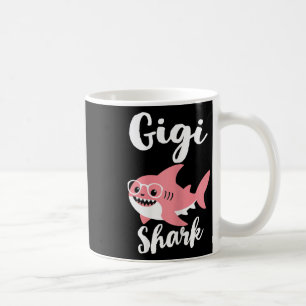 Mug Gigi Shark Fête des mères grand-mère drôle