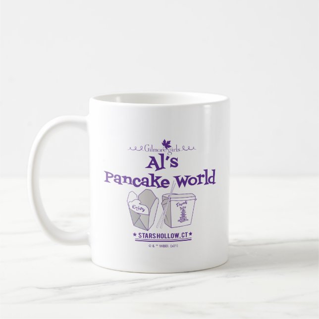 Mug Gilmore Girls | Al's Pancake World (Gauche)