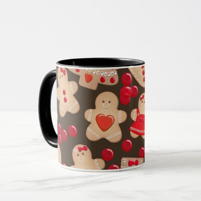 Mug Gingerbread Cookies de vacances Cookie Noël (Devant gauche)