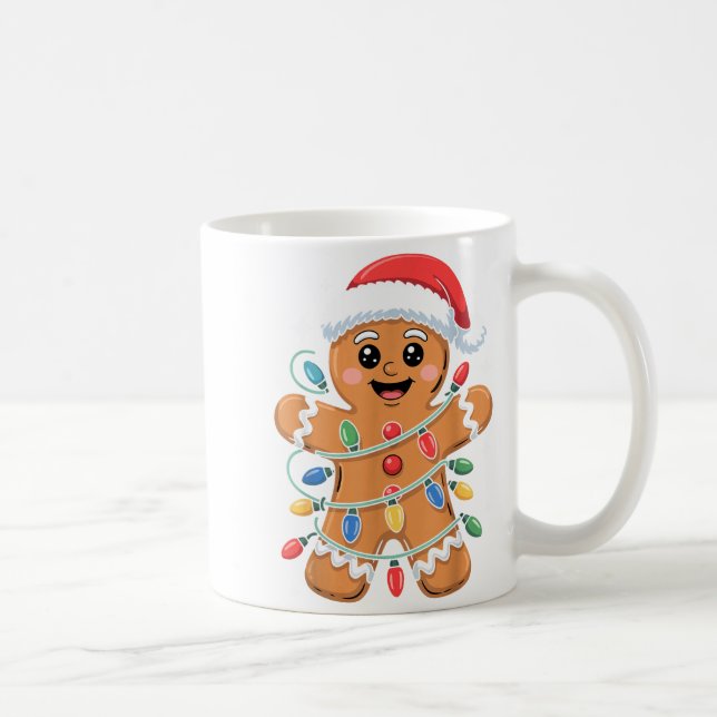 Mug Gingerbread Man Tangled Christmas Lights  (Droite)