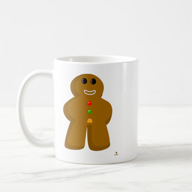 Mug Gingerbread Meeple Game Holiday Art Joy (Gauche)
