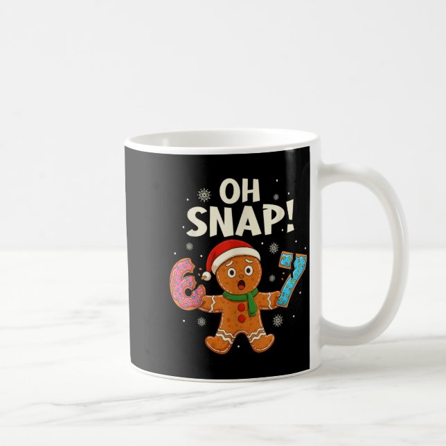 Mug Gingerbread Six Seven 67 Bruh 6 7 Christmas Girl B (Droite)