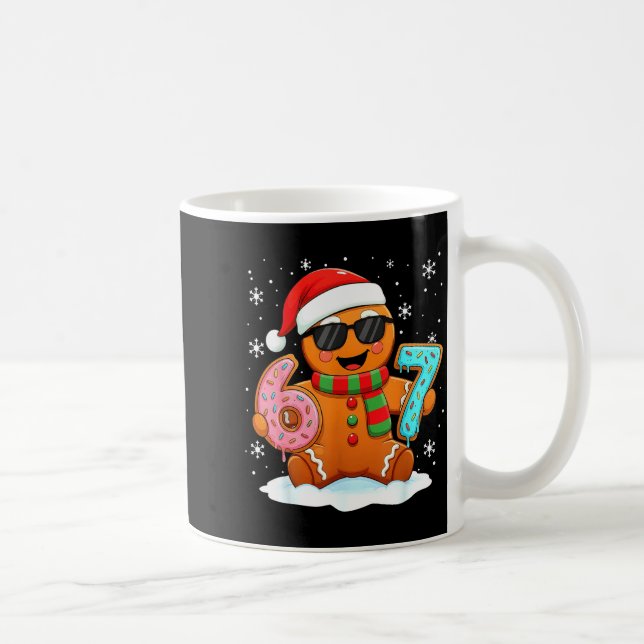 Mug Gingerbread Six Seven Bruh Funny Christmas Meme Si (Droite)