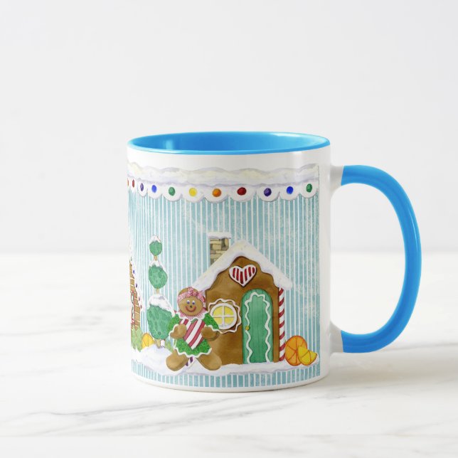 Mug Gingerbread Village Cottages dans People Coffee Cu (Droite)