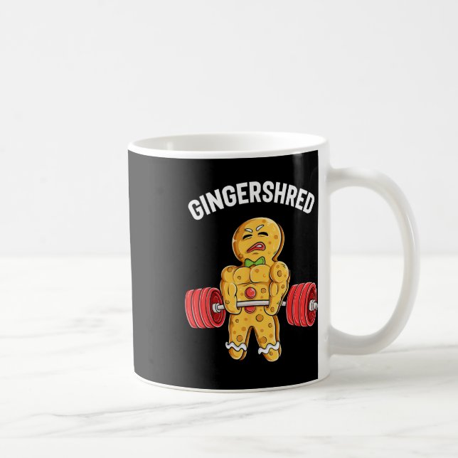 Mug Gingersher Funny Gingerbread Homme Gym Bodybuildin (Droite)