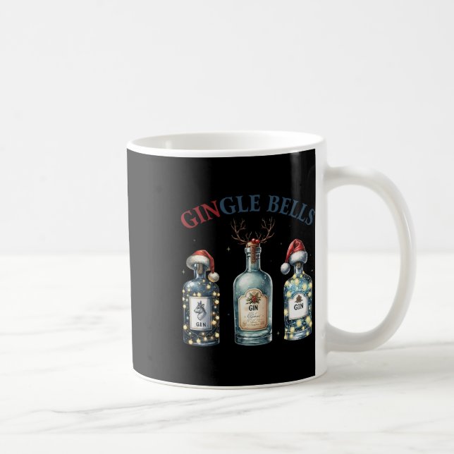 Mug Gingle Bells Funny Gin Gin Bells Christmas Tree Me (Droite)